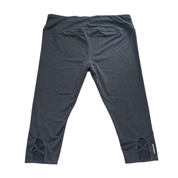Head Women’s 2X Charcoal Heather Gray Cropped Legging - Picture 4 of 6